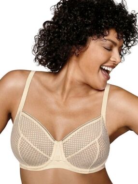 Playtex Love Curves Shape Balconette Bra Cream Size 40C